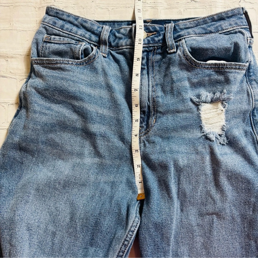 Hollister Ultra High Rise Vintage Straight Jeans Womens Sz 5R W27 L25 Blue - Picture 6 of 10